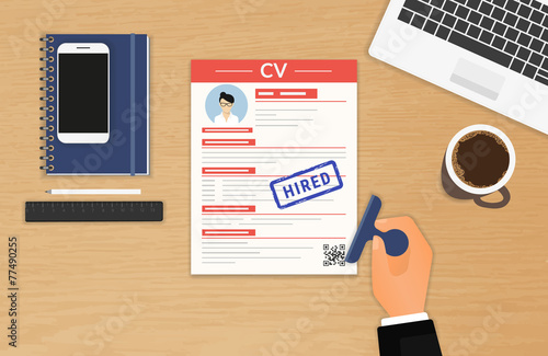 Businessman accepted CV