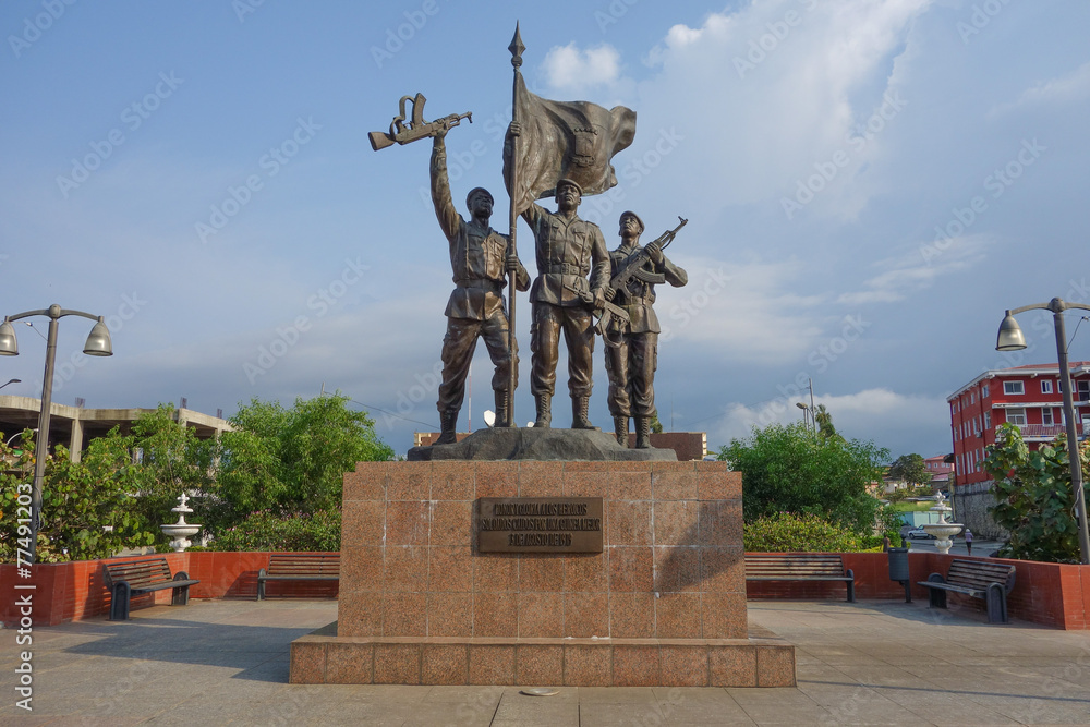Obraz premium War Memorial in Bata