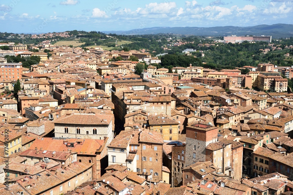Panorama von Siena - Italien