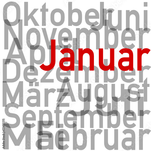 Monat Datum Puzzle  #150203-01