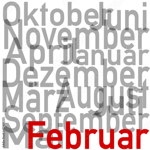 Monat Datum Puzzle  #150203-02
