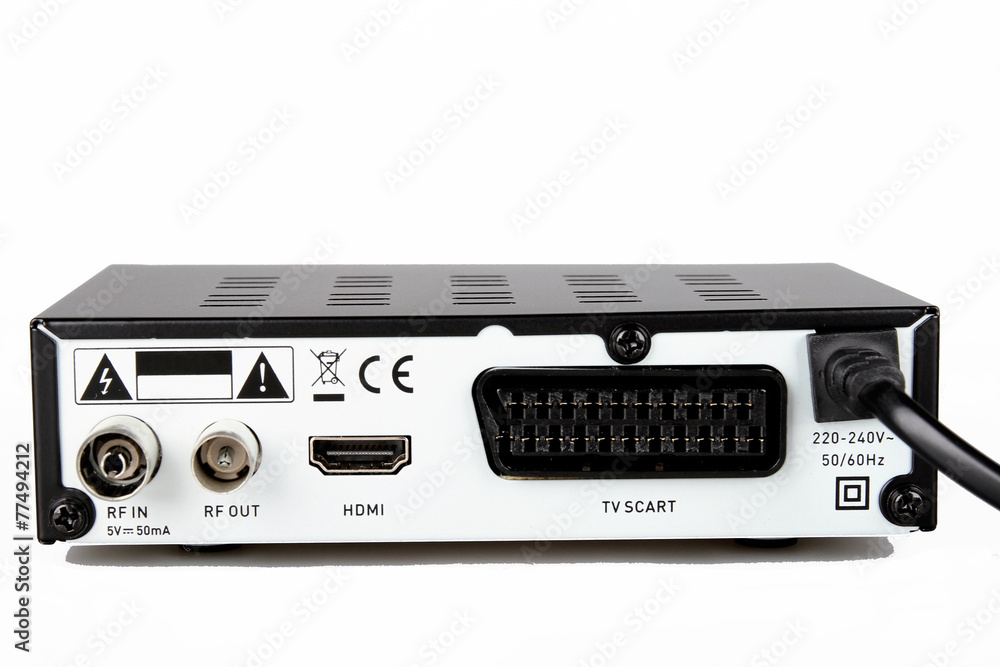 Obraz premium Digital TV receiver DVB-T2