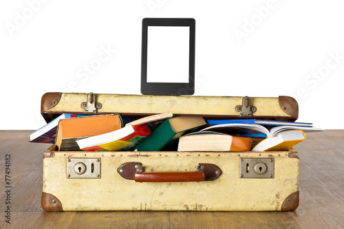 Reisegepäck - Bücher vs eBook Reader