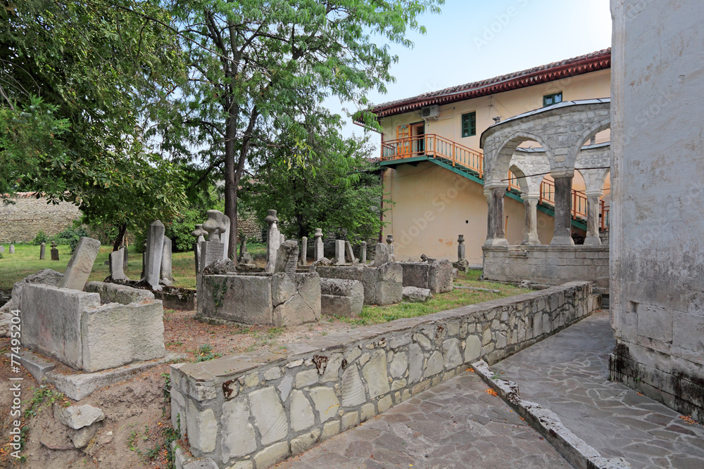 Medieval Khan cemetery, Bakhchysarai, republic Crimea