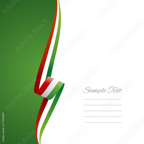 Photography Hungary left side brochure cover vector