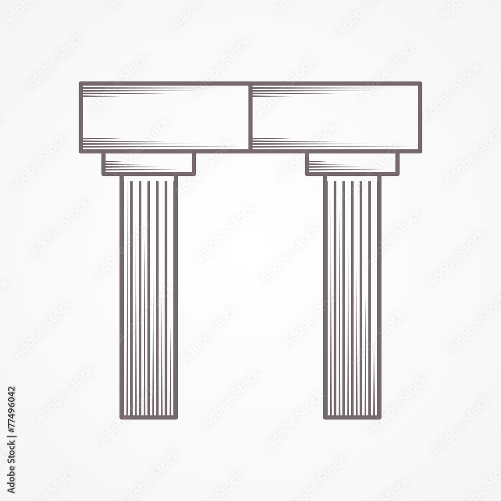 Icon for column arch Icon for column arch