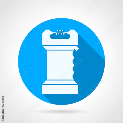 Electroshock flat vector icon