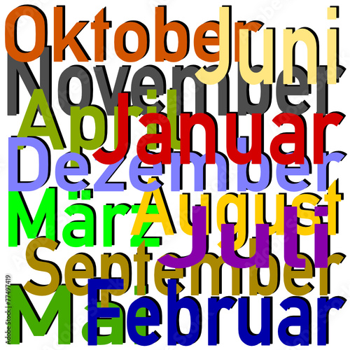 Monat Datum Puzzle #150203-14