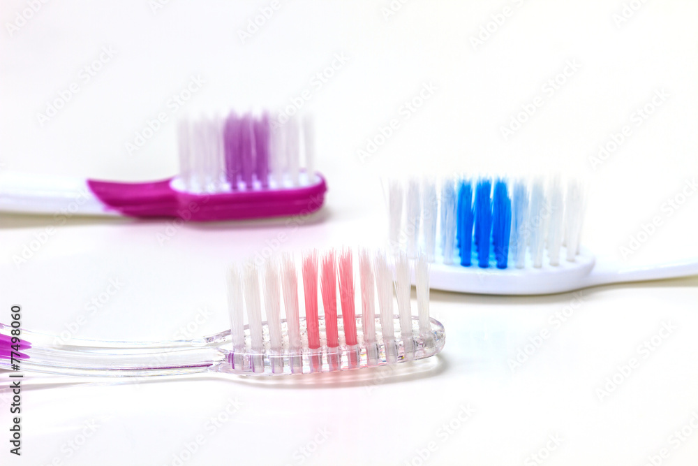 Close up tooth brush Close up tooth brush