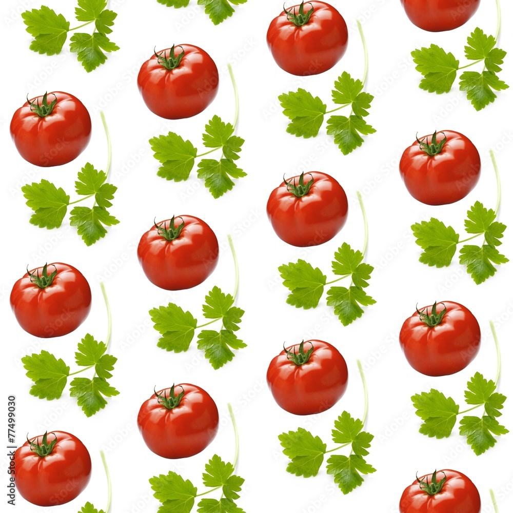 TRAMA SFONDO POMODORO E PREZZEMOLO TRAMA SFONDO POMODORO E PREZZEMOLO