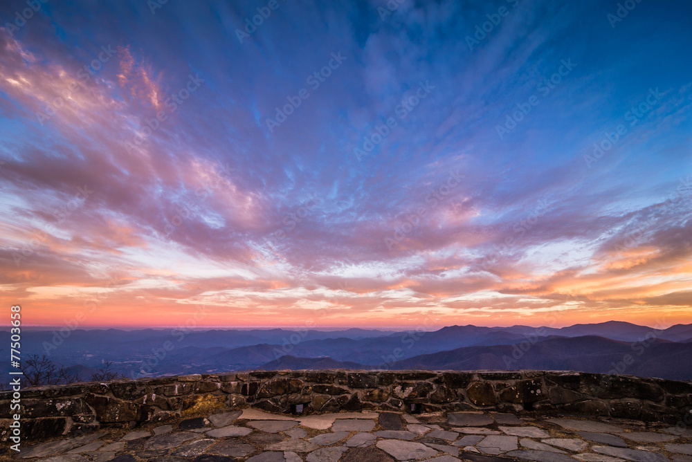Breathtaking Blue Ridge Sunset 2