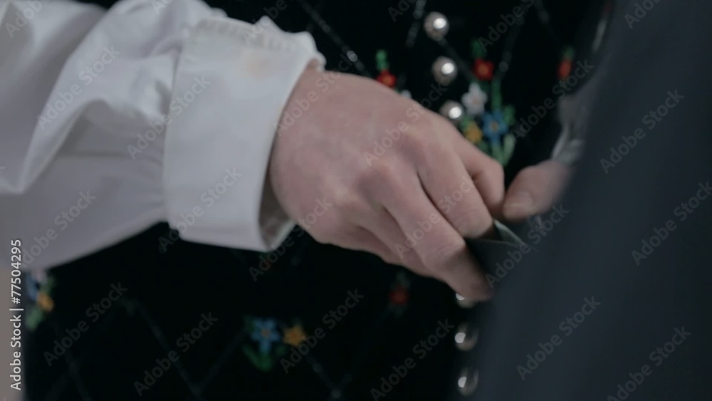 Putting and taking the money from the wallet Putting and taking the money from the wallet