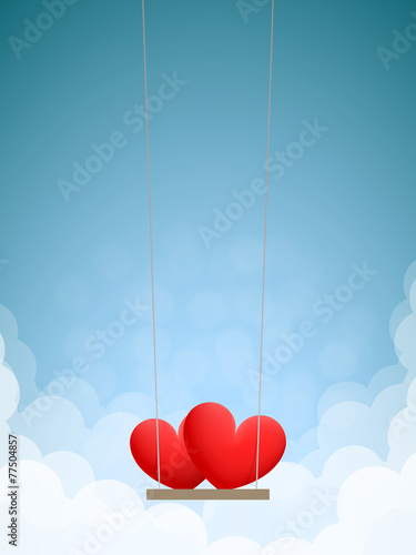 Hearts on swing