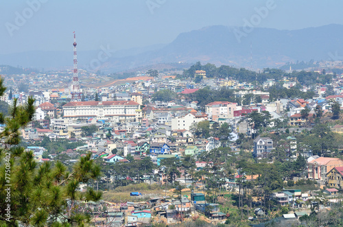 Вьетнам, панорама города Далата