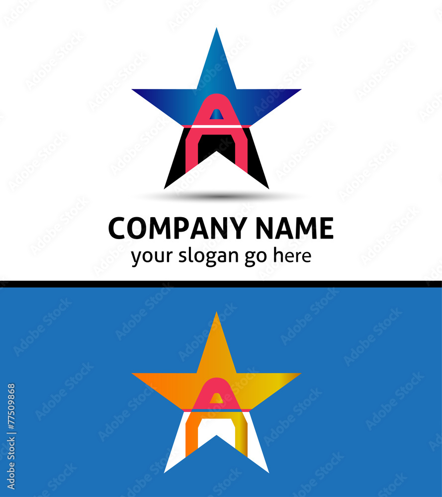 Obraz premium Letter A Logo Icon