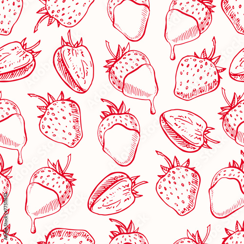 strawberries and chocolate