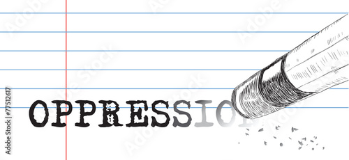 Creative on a theme of oppression