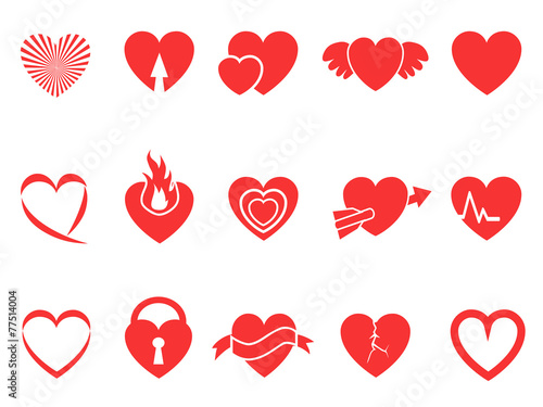 red heart icons