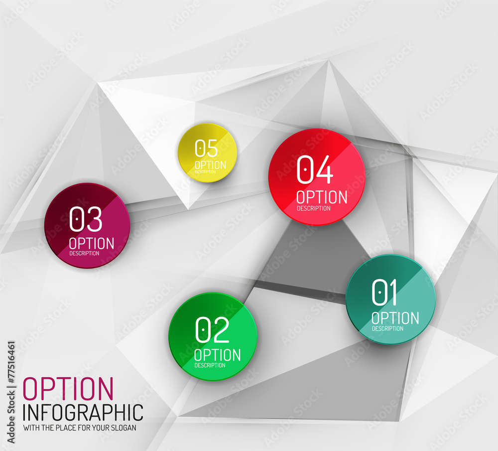 Vector fresh business abstract infographics template Vector fresh business abstract infographics template