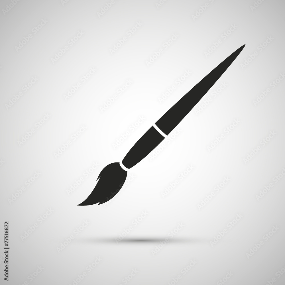 Paint brush vector Stock Vector | Adobe Stock