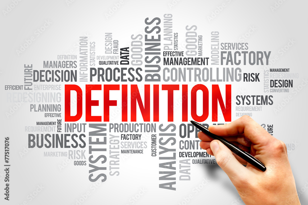 DEFINITION word cloud, business concept DEFINITION word cloud, business concept