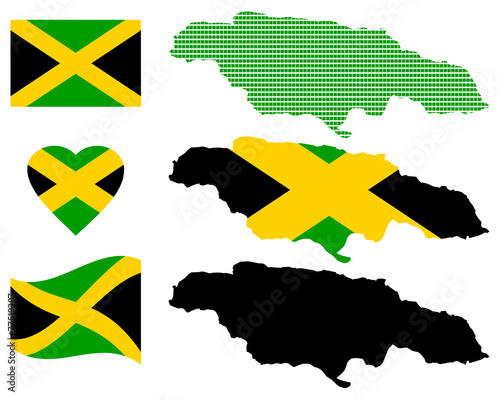 map of Jamaica
