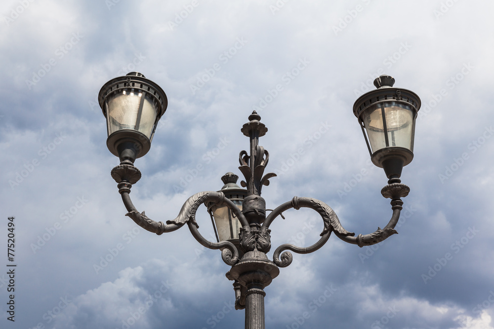 Street lamp in Rome