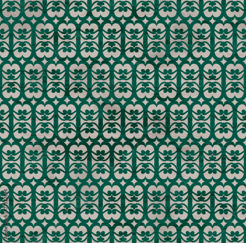 Seamless background with retro pattern. Vector illustration. © Kati Kapik