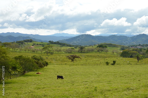 The landscape by the archeological site of Tonina