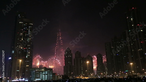 new year fireworks show