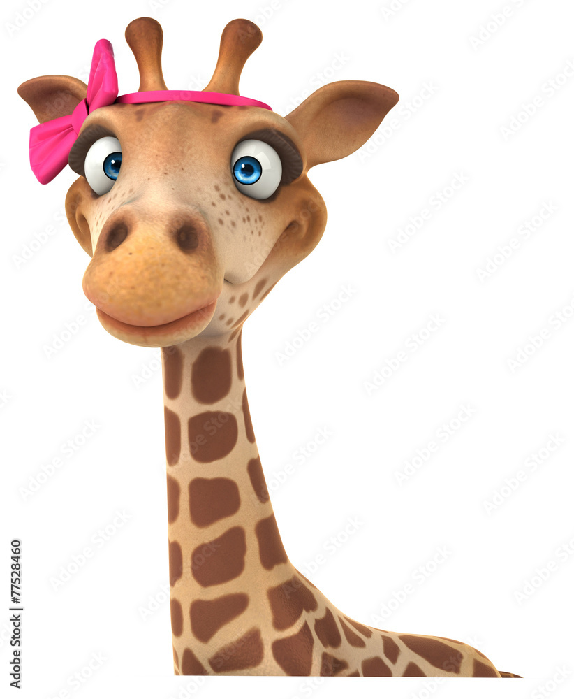 Obraz premium Fun giraffe