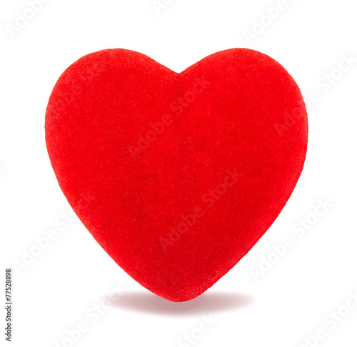 beautiful red velvet heart