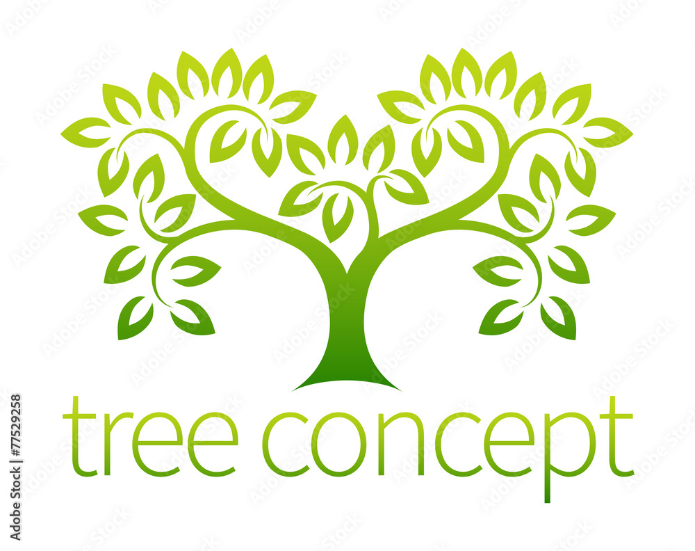 Obraz premium Tree icon