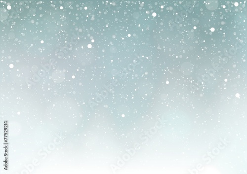 Obraz na plátně Falling Snow