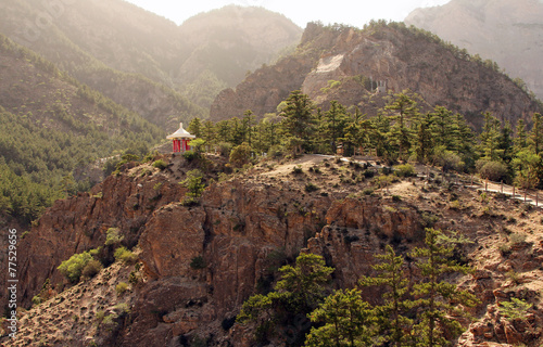 Scenic landscape in Helan mountains, Ningxia, China