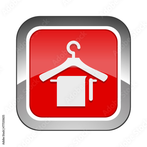 Chrome Square Button