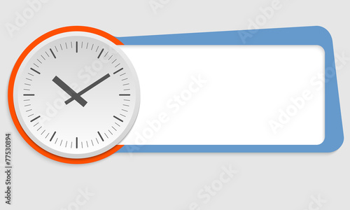 blue frame for text and watches