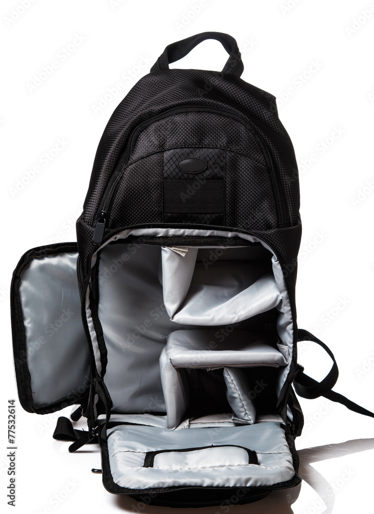 Naklejka premium Backpack for photographers