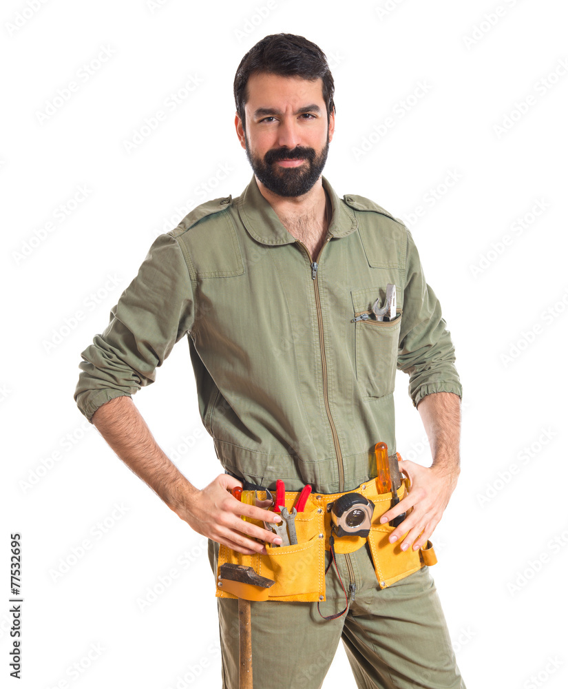 Mechanic over white Mechanic over white
