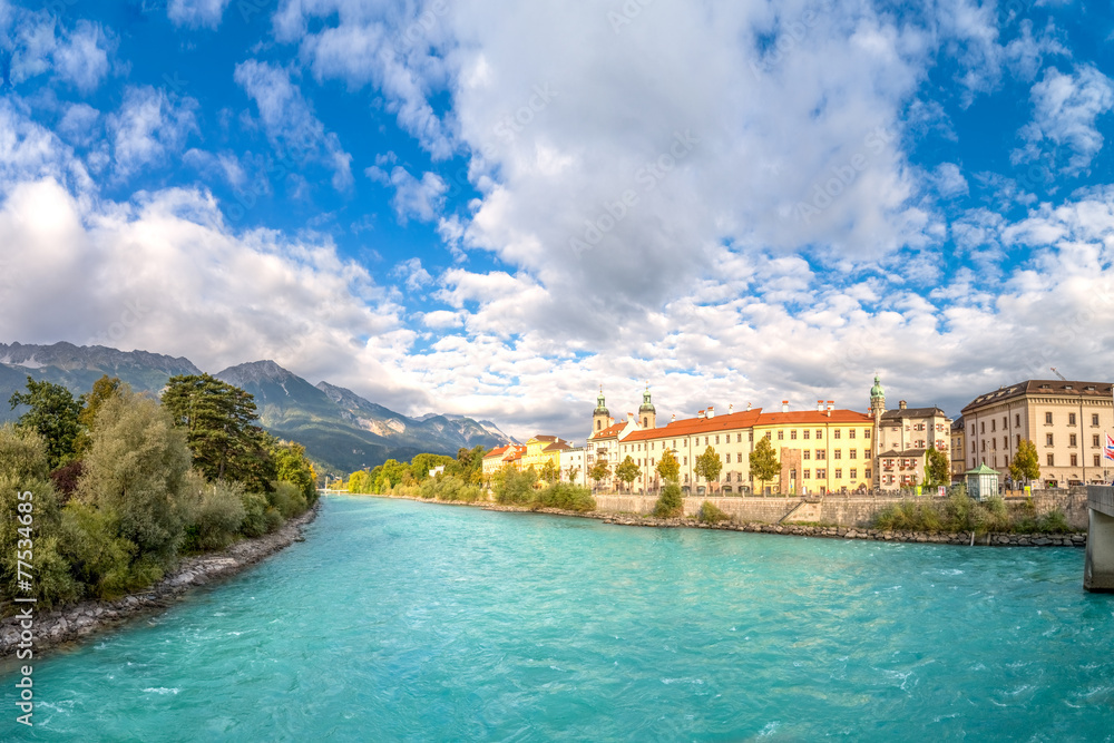 Blick auf Innsbruck, Österreich