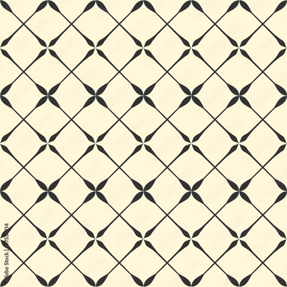 Fototapeta premium Abstract vintage geometric pattern seamless background.
