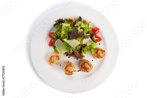 Scallop salad
