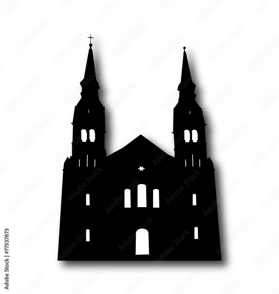 Church Vector Silhouette
