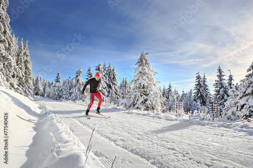 Foto cross-country skiing