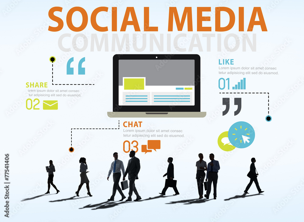 Social Media Social Networking Technology Connection Concept Social Media Social Networking Technology Connection Concept