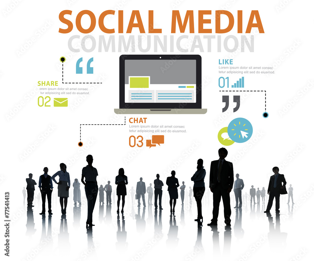 Social Media Social Networking Technology Connection Concept Social Media Social Networking Technology Connection Concept