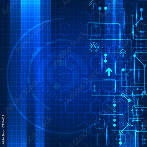 Abstract engineering future technology background