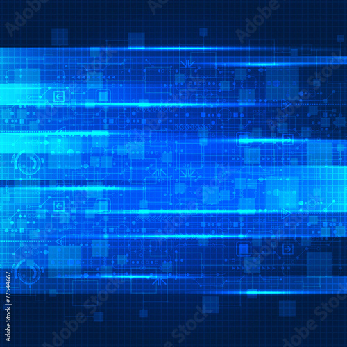 Wallpaper Mural Abstract engineering future technology background Torontodigital.ca