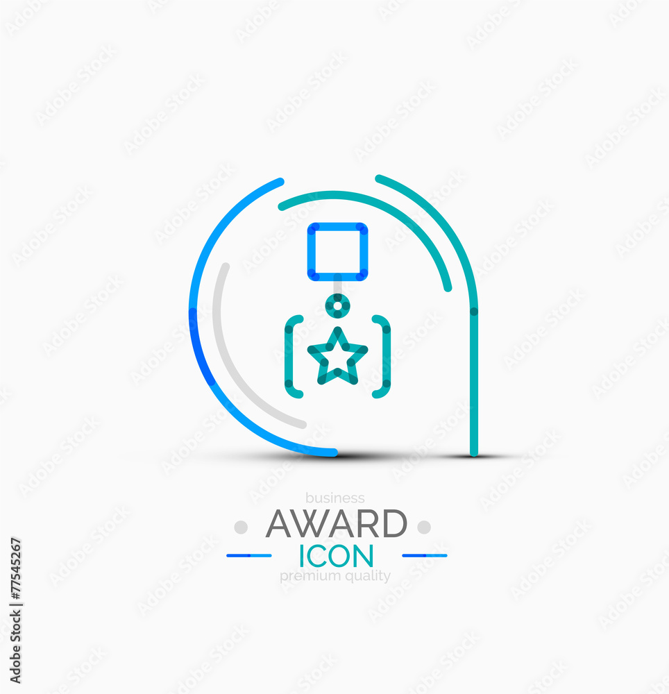 Award icon, logo Award icon, logo