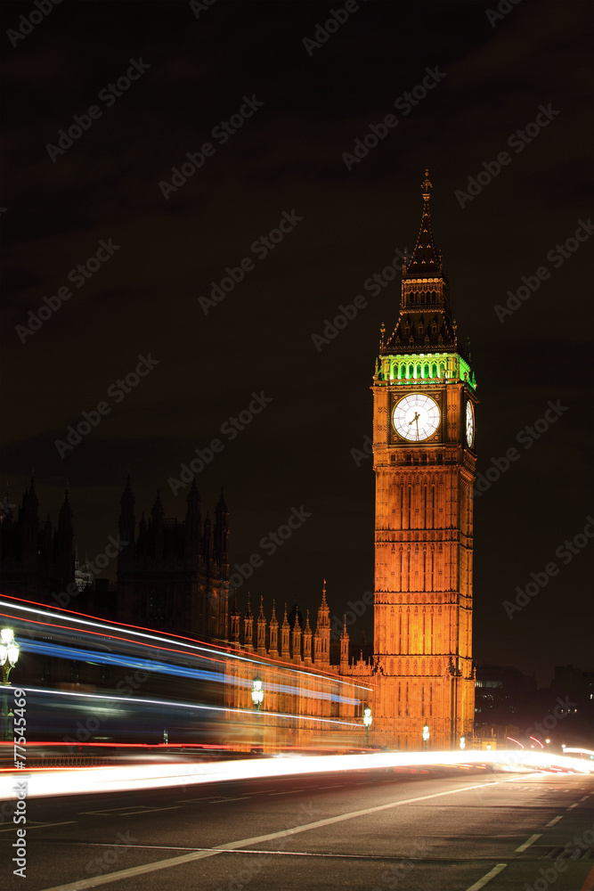 Big Ben London at night